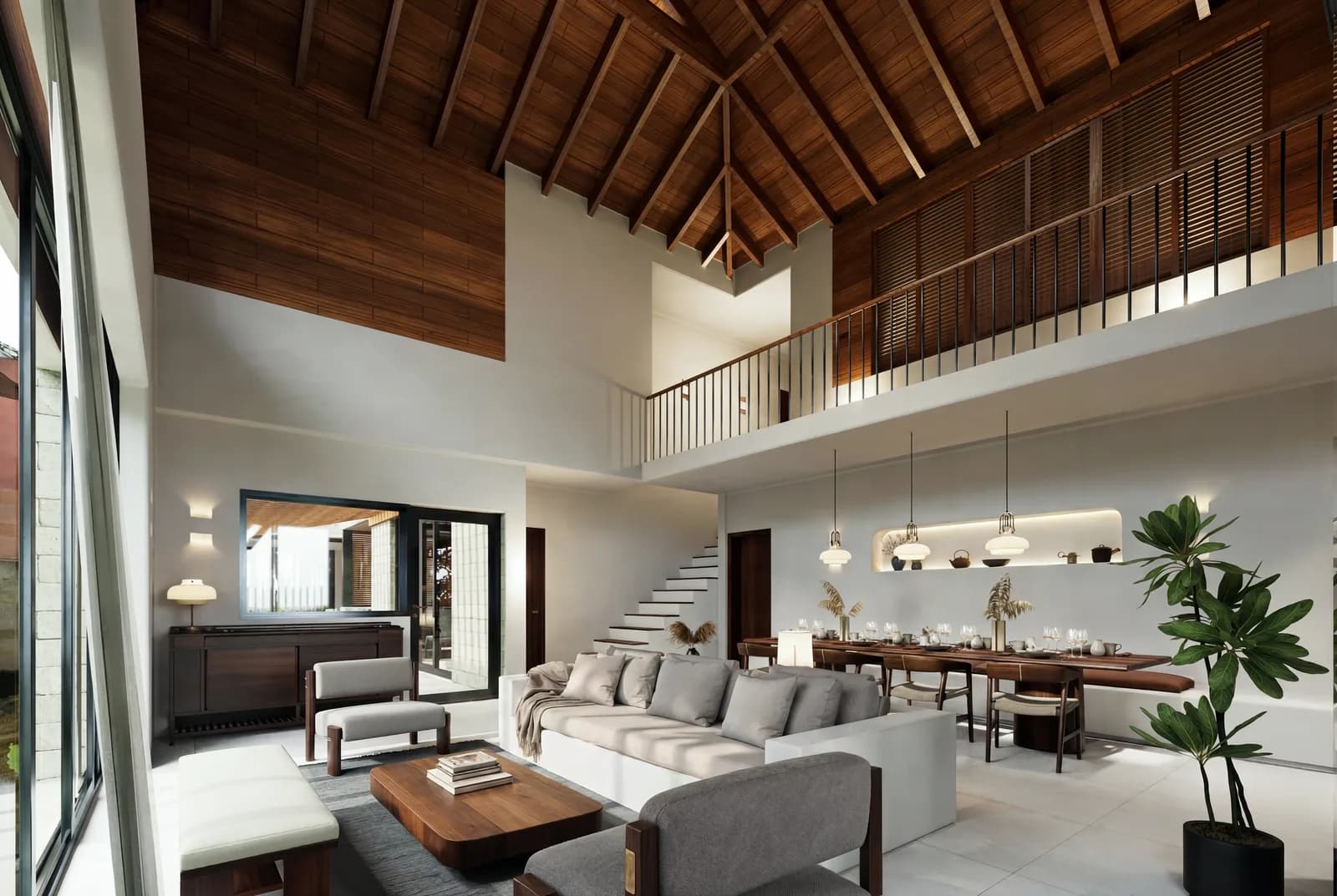 Las Orcas — villa living room